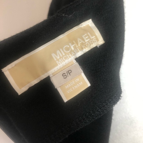 Michael Kors Black Dress with Gold Zippers - Picture 2 of 8